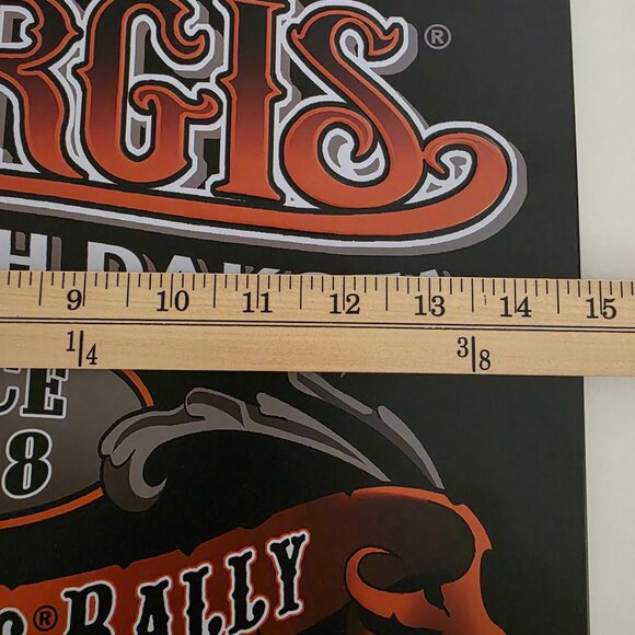 Sturgis Motorcycle Rally Tin Sign - Picture 3 of 4